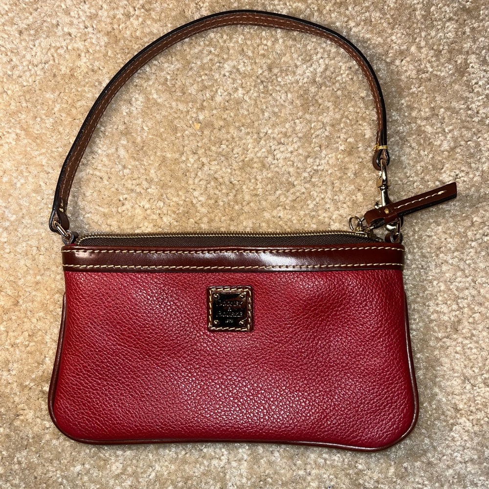 Dooney and Bourke Pebble Grain Large Slim Wristlet